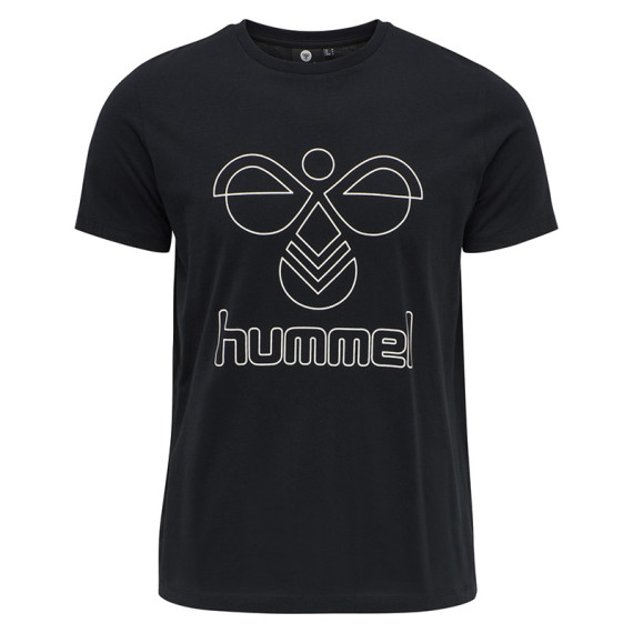 HMLPETER კაცის მოკლემკლავიანი მაისური Hummel (ჰუმელი), ფერი: შავი, ზომა: XL, 5 image