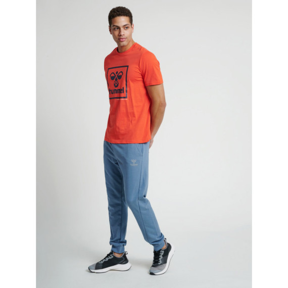 HMLISAM კაცის მოკლემკლავიანი მაისური Hummel (ჰუმელი), ფერი: სტაფილოსფერი, ზომა: XL, 2 image