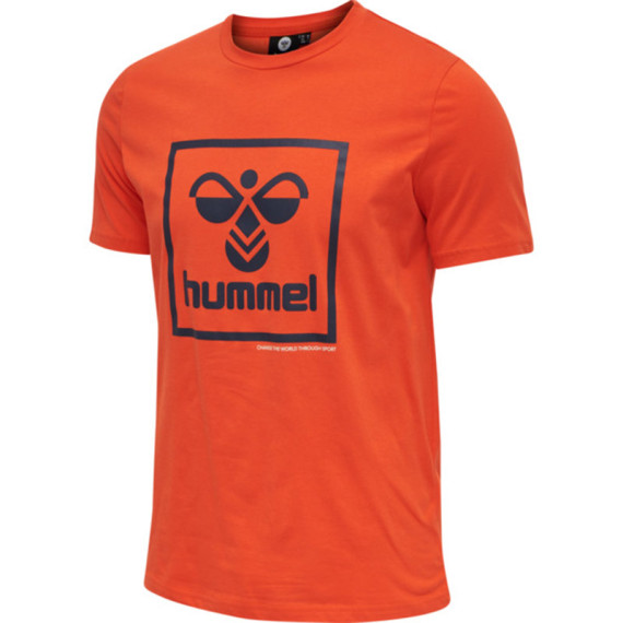 HMLISAM კაცის მოკლემკლავიანი მაისური Hummel (ჰუმელი), ფერი: სტაფილოსფერი, ზომა: XL, 3 image