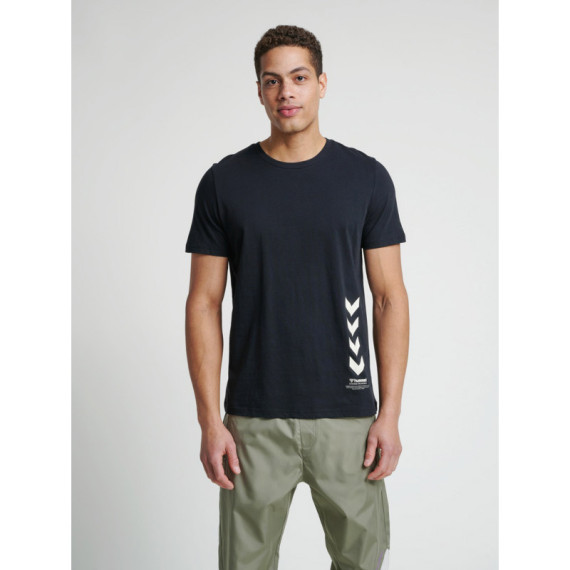 HMLDUNCAN კაცის მოკლემკლავიანი მაისური Hummel (ჰუმელი), ფერი: შავი, ზომა: S