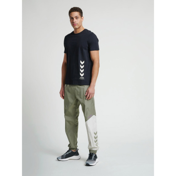 HMLDUNCAN კაცის მოკლემკლავიანი მაისური Hummel (ჰუმელი), ფერი: შავი, ზომა: S, 2 image