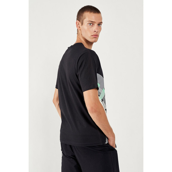 HMLKOEPUCK კაცის მოკლემკლავიანი მაისური Hummel (ჰუმელი), ფერი: შავი, ზომა: S, 2 image