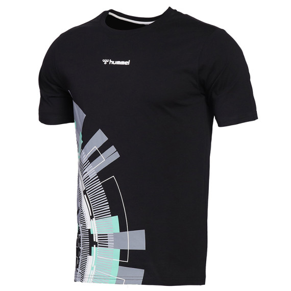 HMLKOEPUCK კაცის მოკლემკლავიანი მაისური Hummel (ჰუმელი), ფერი: შავი, ზომა: S, 3 image