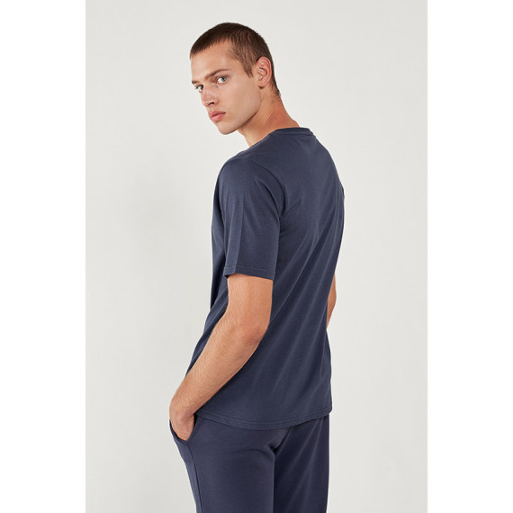 HMLWARGO კაცის მოკლემკლავიანი მაისური Hummel (ჰუმელი), ფერი: ლურჯი, ზომა: S, 2 image