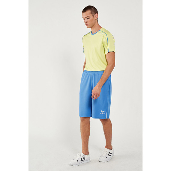 HMLBENU კაცის შორტი Hummel (ჰუმელი), ფერი: ლურჯი, ზომა: M