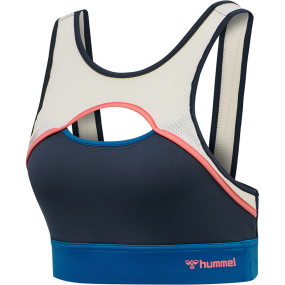 HMLSHARNI ქალის სპორტული ლიფი Hummel (ჰუმელი), ფერი: ლურჯი, ზომა: XS