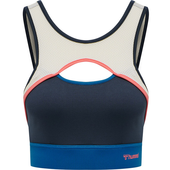 HMLSHARNI ქალის სპორტული ლიფი Hummel (ჰუმელი), ფერი: ლურჯი, ზომა: XS, 2 image