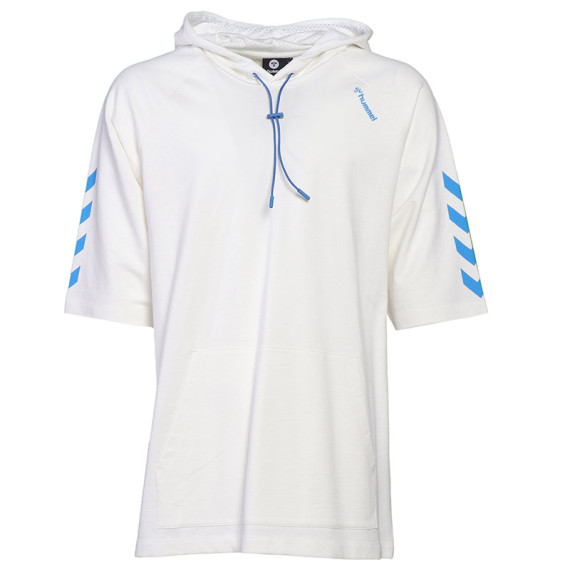 HMLMOON კაცის კაპიუშონიანი ჯემპრი Hummel (ჰუმელი), ფერი: თეთრი, ზომა: L, 4 image