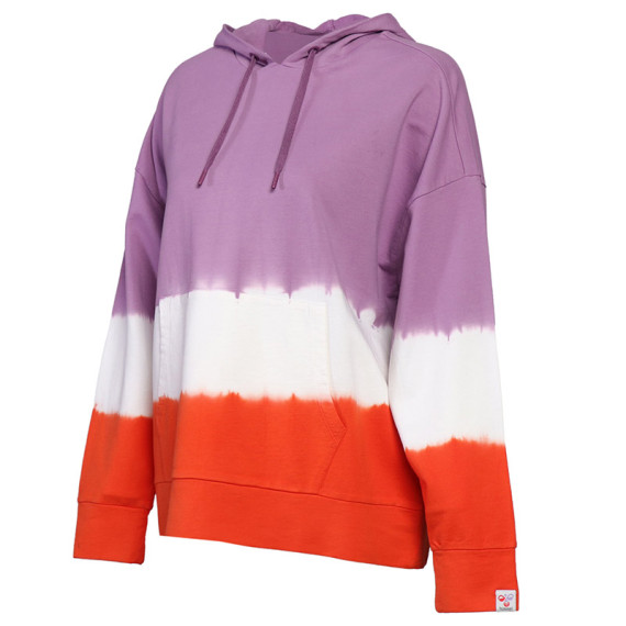 HMLLINE ქალის კაპიუშონიანი ჯემპრი Hummel (ჰუმელი), ფერი: იასამნისფერი, წითელი, ზომა: L, 3 image