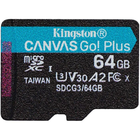 Kingston მეხსიერების ბარათი SDCG3/64GBSP