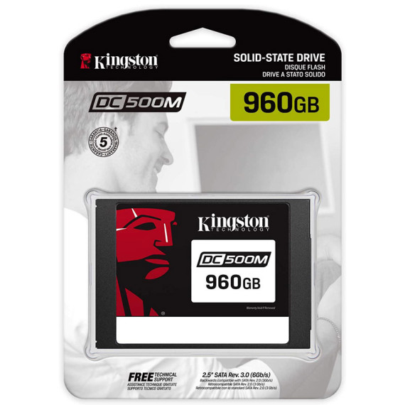Kingston შიდა SSD ბარათი SEDC500M/960G, 3 image