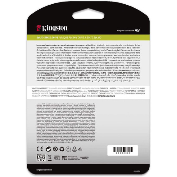 Kingston შიდა SSD ბარათი SEDC500M/960G, 4 image