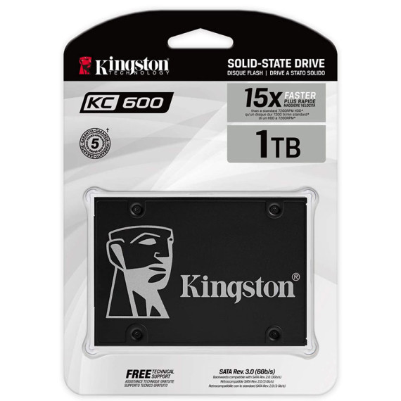 Kingston შიდა SSD ბარათი SKC600/1024G, 4 image