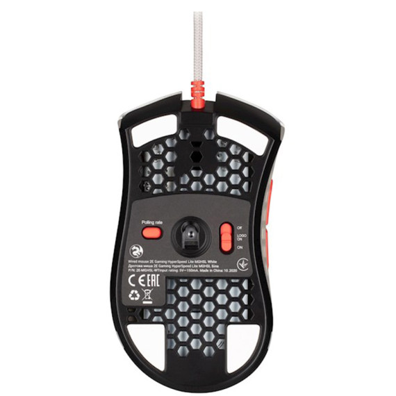 2E Gaming მაუსი HyperSpeed Pro RGB Retro 2E-MGHSPR-WT, 4 image 2E Gaming მაუსი HyperSpeed Pro RGB Retro 2E-MGHSPR-WT, 4 image