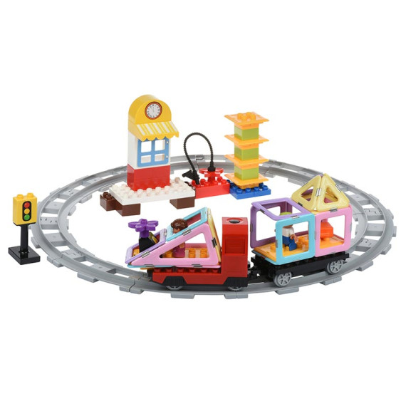 MagPlayer მაგნიტური კონსტრუქტორის ნაკრები 77 ც MPH2-77, 2 image