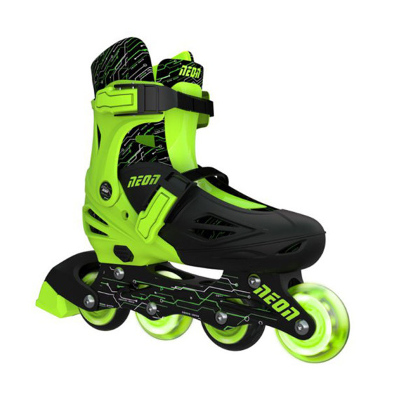 Neon როლიკები (30-33 ზომა) მწვანე NT09G4, 3 image Neon როლიკები (30-33 ზომა) მწვანე NT09G4, 3 image