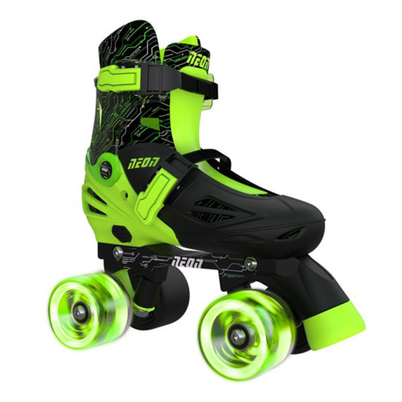 Neon როლიკები (30-33 ზომა) მწვანე NT09G4, 2 image Neon როლიკები (30-33 ზომა) მწვანე NT09G4, 2 image