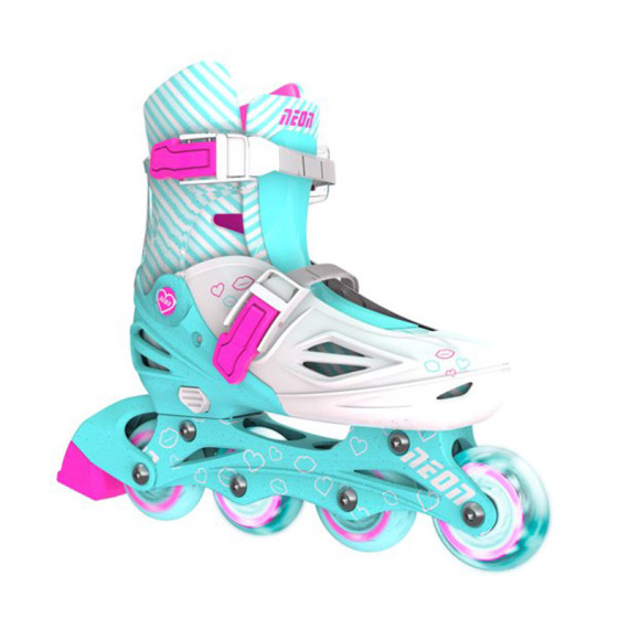 Neon როლიკები (12-2 ზომა) ცისფერი NT09T4, 3 image Neon როლიკები (12-2 ზომა) ცისფერი NT09T4, 3 image
