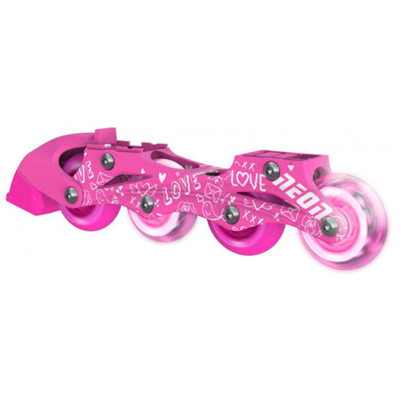 Neon როლიკები (34-38 ზომა) ვარდისფერი NT10P4, 2 image Neon როლიკები (34-38 ზომა) ვარდისფერი NT10P4, 2 image