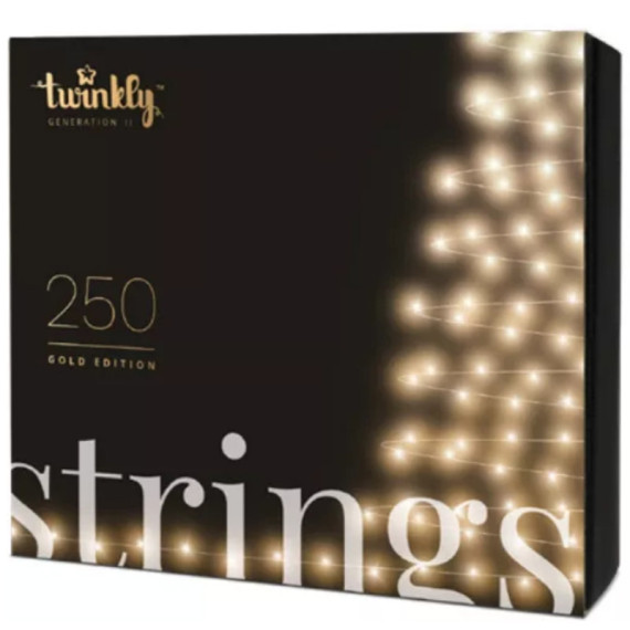 Smart Led გირლიანდა Twinkly Strings AWW 250, Gen II, IP44TWS250GOP-BEU