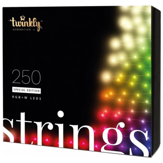 Smart Led გირლიანდა Twinkly Strings RGBW 250, Gen II, IP44TWS250SPP-BEU