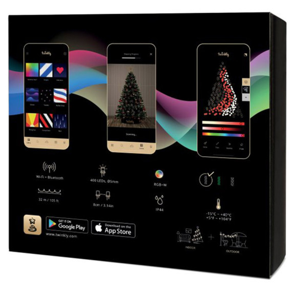 Smart Led გირლიანდა Twinkly Strings RGBW 400, Gen II, IP44TWS400SPP-BEU, 3 image