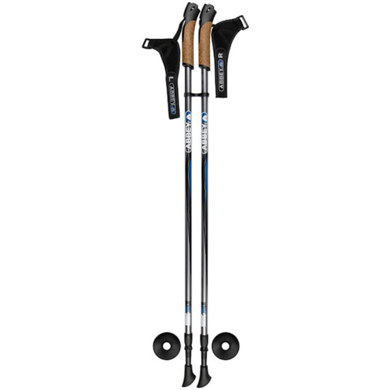 ჰაიკინგის ჯოხები Abbey 21SR ZZB Silver grey/Black/Blue
