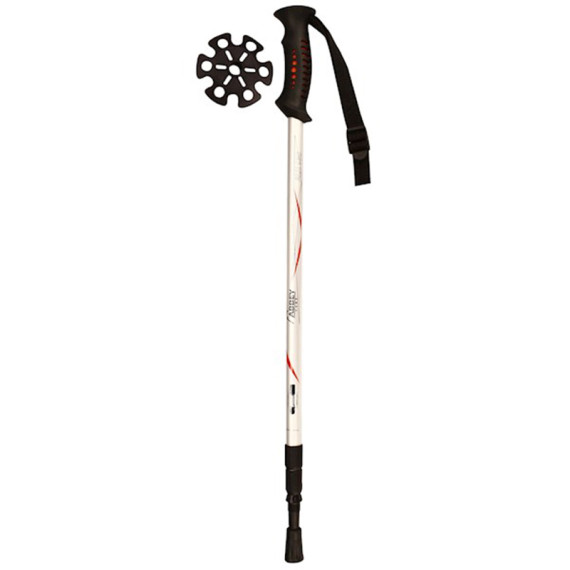 ჰაიკინგის ჯოხი 21SU ZIR Silver/Red/Black