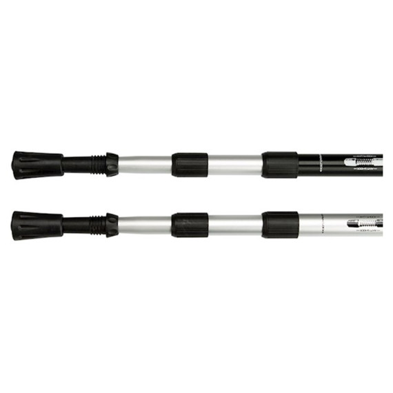 ჰაიკინგის ჯოხები Abbey 21SV ZIB anti shock Silver/blue/black, 4 image