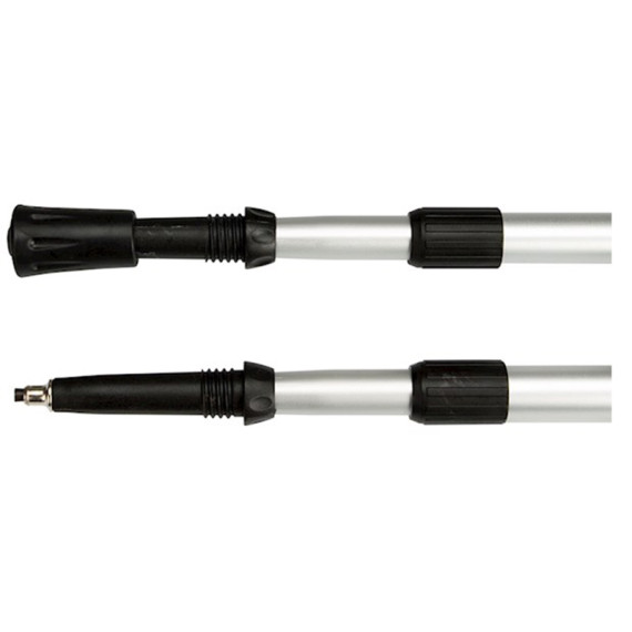 ჰაიკინგის ჯოხები Abbey 21SV ZRW anti shock Black/Red/White