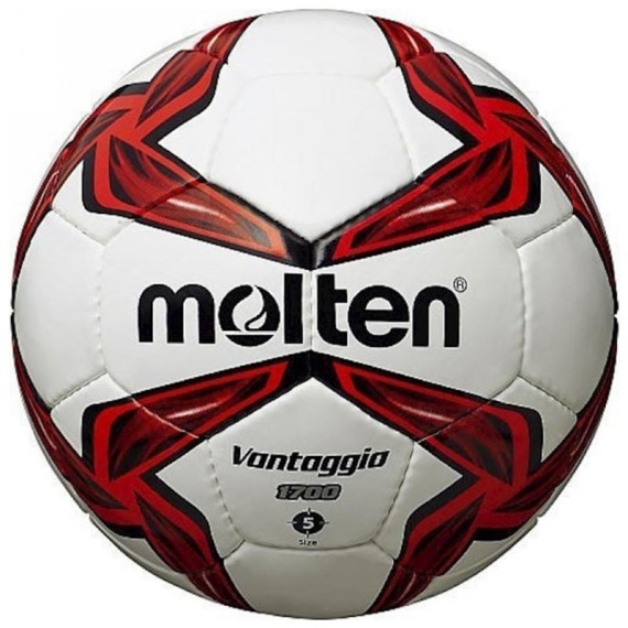 ფეხბურთის ბურთი MOLTEN F5V1700-R გარე მოხმარების, PVC ზომა 5