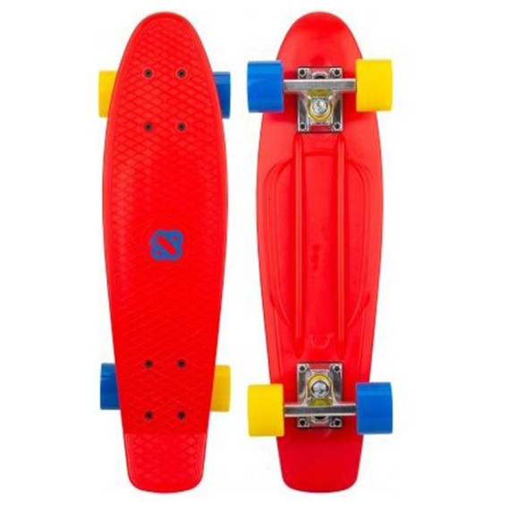 სკეიდბორდი NIJDAM SUNSET CRUISER N30BA04 წითელი/ლურჯი/ყვითელი