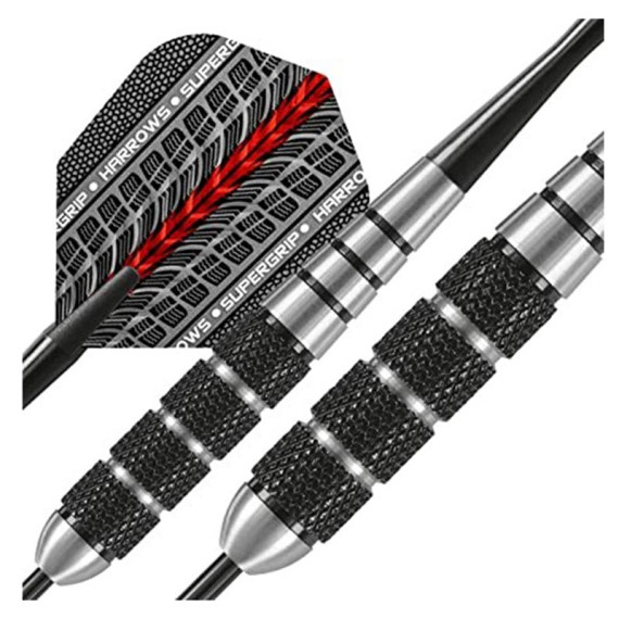 დარტსი მეტალის წვერით HARROWS BLACK JACK 3x18gK, 2 image