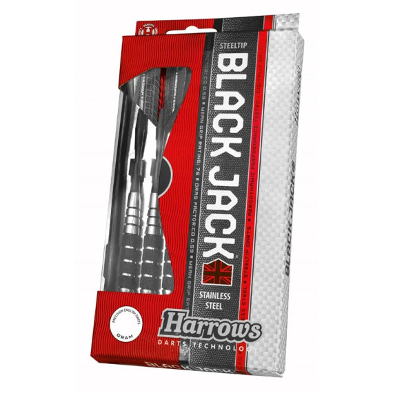 დარტსი მეტალის წვერით HARROWS BLACK JACK 3x20gK