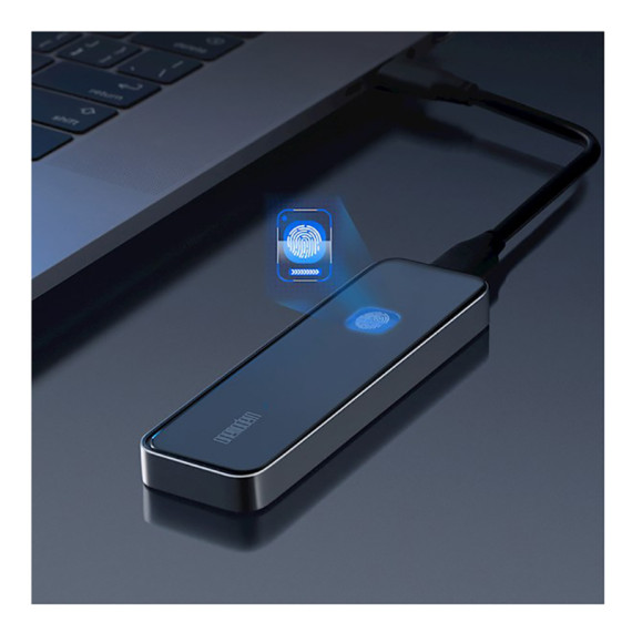 Xiaomi გარე მყარი დისკი Onemodern SSD with fingerprint 1TB შავი, 3 image