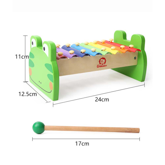 TopBright სათამაშო ქსილოფონი ბაყაყი TB7136 (ტოპ ბრაითი), 3 image TopBright სათამაშო ქსილოფონი ბაყაყი TB7136 (ტოპ ბრაითი), 3 image