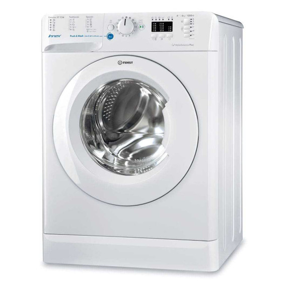 Indesit სარეცხი მანქანა BWSA 61253 W EU (869991031170) 6 kg, 1200 rpm, A+++ თეთრი