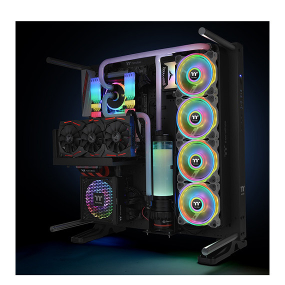 Thermaltake ქულერი 14 RGB Premium Edition 3Pc თეთრი, 4 image