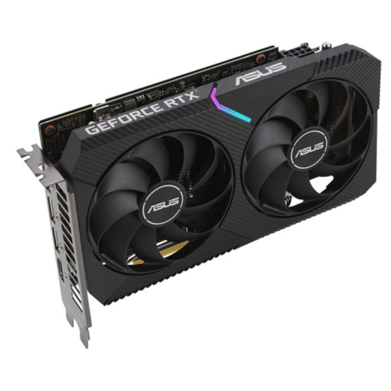 Asus ვიდეო დაფა GeForce RTX 3060Ti 8GB GDDR6 DUAL OC MINI V2 LHR