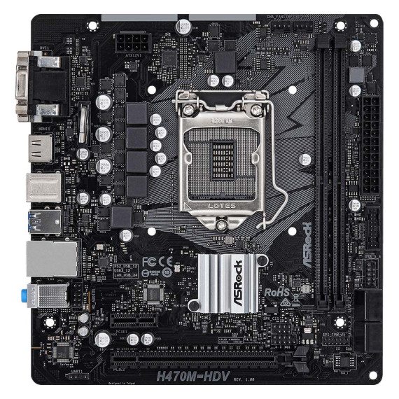 ASRock დედა დაფა H470M-HDV s1200, 3 image