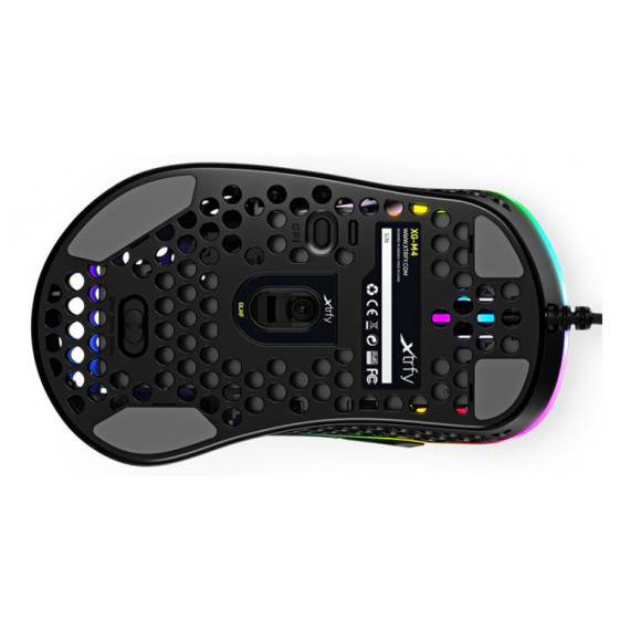 Xtrfy გეიმინგ მაუსი M4 RGB USB ნაცრისფერი, 2 image