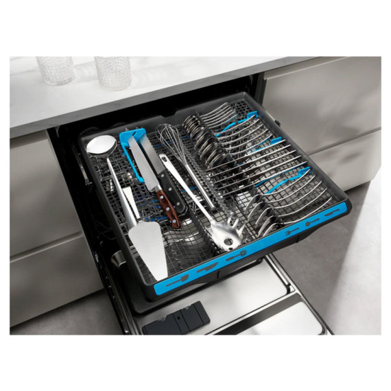 Electrolux ჭურჭლის სარეცხი მანქანა EEA913100L  BI/ Size, 818x450x550/ Black/ Class A+/ Prog. 5/ /Set 10/49 DB/ 3 Bascket, 3 image