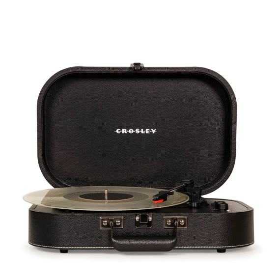 CROSLEY პორტატული ფირსაკრავი Discovery Black Bluetooth Turntable (ქროსლი), 2 image CROSLEY პორტატული ფირსაკრავი Discovery Black Bluetooth Turntable (ქროსლი), 2 image