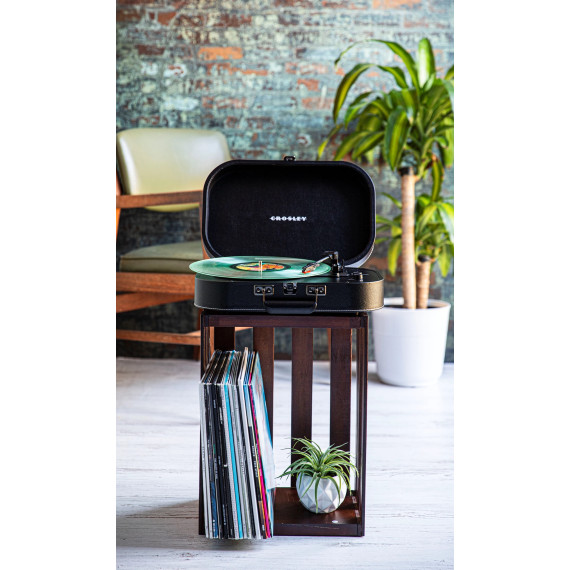 CROSLEY პორტატული ფირსაკრავი Discovery Black Bluetooth Turntable (ქროსლი), 4 image CROSLEY პორტატული ფირსაკრავი Discovery Black Bluetooth Turntable (ქროსლი), 4 image
