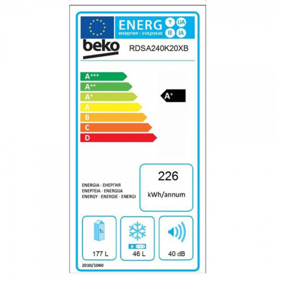 Beko მაცივარი RDSA240K20XB Superia, 4 image