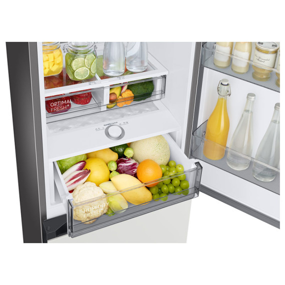 Samsung მაცივარი RB34A7B4F35/WT - BeSpoke, 355 L, NoFROST, A+, WHITE GLASS, 8 image