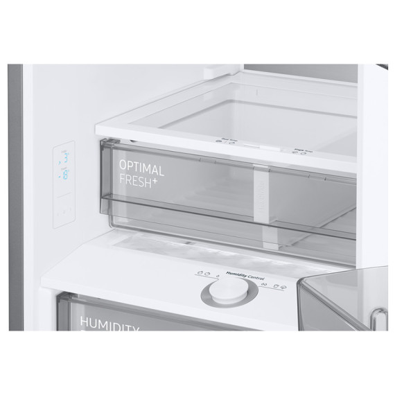 Samsung მაცივარი RB34A7B4F35/WT - BeSpoke, 355 L, NoFROST, A+, WHITE GLASS, 9 image