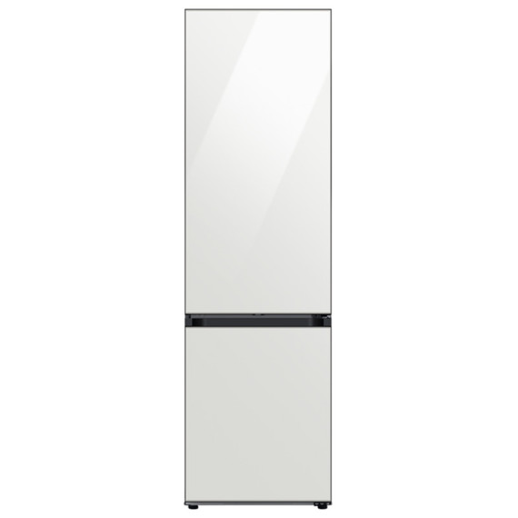 Samsung მაცივარი RB38A7B6235/WT, 400 Litres, NoFROST, INVERTER, SpaceMAX A++, WHITE GLASS