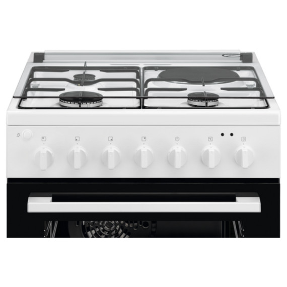 Electrolux გაზქურა RKM624012W Top 3+1, Oven Electric, White, Gas Control, 2 image