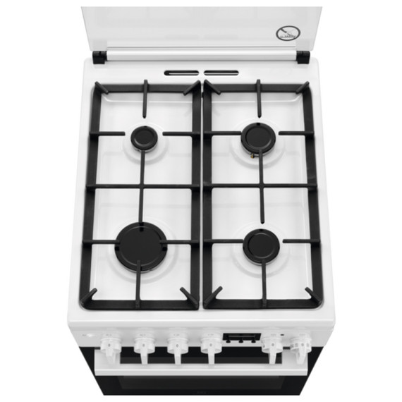 Electrolux გაზქურა RKK520200W Top 4 Gas, Oven Electric, White, Gas Control, 3 image